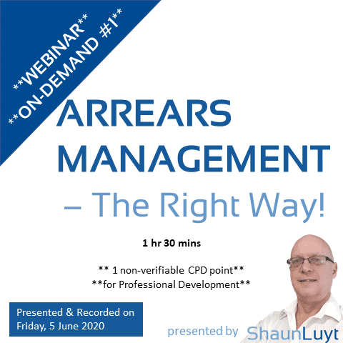 Webinar-On-Demand #1 - Arrears Management - The Right Way