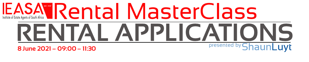 IEASA MasterClass: Rental Applications (20210608)