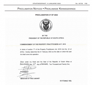 PPA in Government Gazette