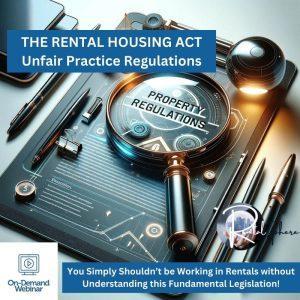 Unpacking the Rental Housing Act Unfair Practice Regulations