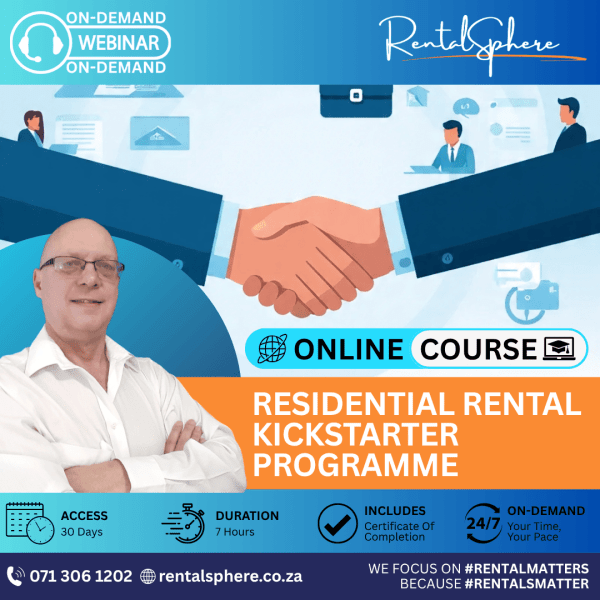 Beginner Rental Agent Course South Africa – Online On-Demand Training