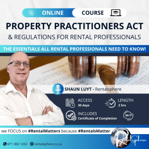 ONLINE COURSE: THE PROPERTY PRACTITIONERS ACT & REGULATIONS – What EVERY Rental Professional NEEDS to KNOW!