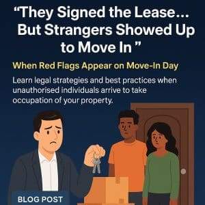 When Red Flags appear on move-in day
