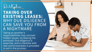 Taking over existing lease – due diligence for rental agents