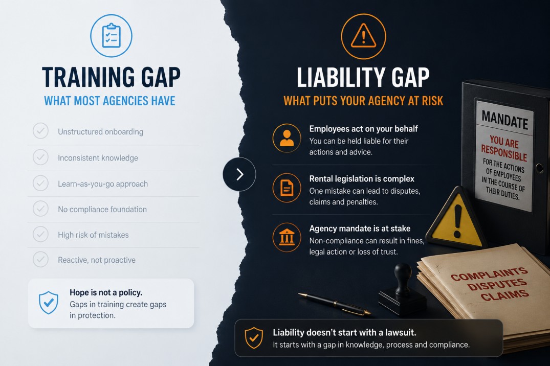 Training Gap vs Liability Gap visual